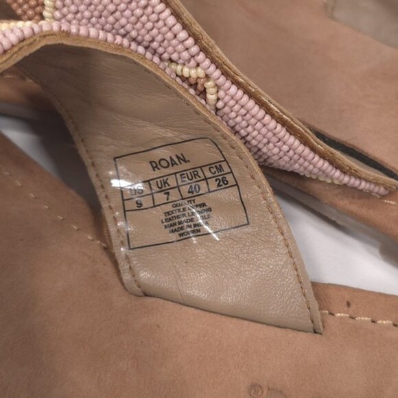 NWB Roan by Bedstu Women’s Quality Bahama Bead Sandals Scoop Bead Scobed - Picture 7 of 11